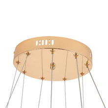 Jones Iron & Acrylic LED 3 Tier Pendant Light